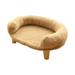 Comfortable Pet Sofa Plush Dog Sleeping Bed Warm Couch Lounge Cushion Indoor Kitten Nest Puppy Kennel Cat Bed Pets Accessories Khaki