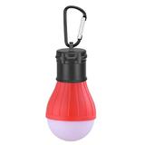 AAA Batteries Powered Hook Lamp Mini Emergency Signal Lamp Camping Light Tent Bulb Lighting Lantern Hanging Flashlight Emergency Lamp RED