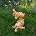 Easter outdoor garden rabbit decoration statueï¼ŒSculpture Rabbit Outdoor Garden Statue Polyresin Patio Yard Outdoor Lawn Decor Cute Decor Arts Figurine Garden Rabbit