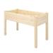 iTopRoad Wooden Planter Box Elevated Raised Garden Bed Planter Box - Burlywood