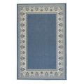 Plow & Hearth Veranda Border Indoor/Outdoor Rug 5 3 x 7 6