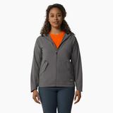 Dickies Women's Performance Hooded Jacket - Graphite Gray Size XL (SJF400)