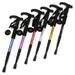 Hesroicy Aluminum Alloy Retractable Anti-Shock Walking Stick Outdoor Trekking Hiking Cane