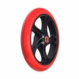 AlveyTech 200mm Red Wheel Black Hub for Razors A5/Carbon Lux Stiga Replacement Kick Scooters Parts
