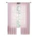 Xmarks Window Sheer Curtain 78.7 Length 2 Panels Basic Rod Pocket Sheer Voile Window Curtain Panels 1 Pair 2 Panels 39.4 Width 78.7 Inch Long for Kitchen Bedroom Children Living Room