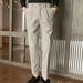 Casual Pants! MIARHB Men s Slim Corduroy Trousers Business Golf Khaki S