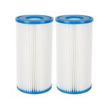 Pool Filters Size A or C 2 Pack Pool Replacement Filter Cartridge Type A/Type C Filters for Intex Easy Set Pool Filter Pumps Daily Care