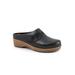 Wide Width Women's Aurora 3.0 Mule by SoftWalk in Black (Size 6 W)