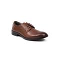 Wide Width Men's Metro Oxford Comfort Dress Shoes by Deer Stags in Brown (Size 10 1/2 W)