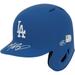 Mookie Betts Los Angeles Dodgers Autographed Rawlings Blue Matte Mini Batting Helmet