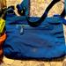 Coach Bags | Coach Used Like New Coach Zip Top Nylon Crossbody In Blue | Color: Blue | Size: Dimensions: 13.25 In (L) 9.25 In (H) 1.5 In (W)
