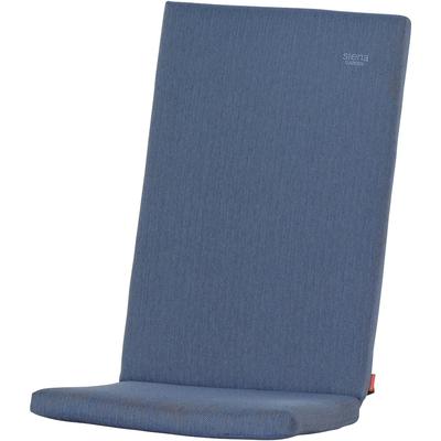 Sesselauflage SIENA GARDEN "ASTER, 123 cm", blau (hellblau), B:48cm H:6cm T:123cm, Polyester, Polsterauflagen, Dessin Fish Bone, 100% recyceltem Polyester, in verschiedenen Farben Image