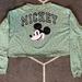 Disney Shirts & Tops | Micky Mouse Crop Top | Color: Black/Green | Size: Sg