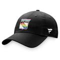 Men's Fanatics Branded Black New York Rangers Team Logo Pride Adjustable Hat