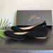 J. Crew Shoes | J. Crew Black Suede Flats. Size 7 1/2. Very Good Condition. | Color: Black | Size: 7.5