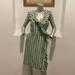 Kate Spade Dresses | Kate Spade New York Silk Printed Wrap Dress Green Size 8 Bnwot | Color: Black/Green | Size: 8