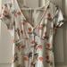 American Eagle Outfitters Dresses | American Eagle Floral Dress | Color: Cream | Size: Xs