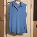 Adidas Tops | Adidas Sleeveless Polo Shirt | Color: Blue | Size: L