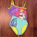 Disney One Pieces | Disney Ariel One Piece Swimsuit Size 7/8 | Color: Pink/Purple | Size: 7/8
