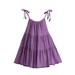 And Dresses Summer Dresses Casual Print Solid Girls Baby Dress Toddler Sleeveless Ruffles Summer Vest Girls Dress&Skirt Baby Girl Bridal Dress Smocked Dresses for Toddler Girls