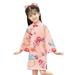 Thanksgiving Dress Baby Girl Lace Dress Flower Toddler Dress Long Sleeve Cheongsam Performance Spring Autumn Girls Retro Tang Dress Dress Girl Ethnic Style Hanfu for Kids Girl 9 Month Baby Girl Dress