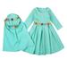 Girls 7 Dress Youth Dresses Size 16 Girl Long Hijab Dress Sleeves Baby Long with Abaya Embroider Kids Girls Dress&Skirt Young Girls Dress Dress for Four Year Old Girl for Winter