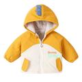 Qufokar Big Boys Snow Pants And Jacket Big Boys Fall Jacket Children Kids Toddler Baby Boys Girls Cute Cartoon Letter Patchwork Long Sleeve Winter Coats Jacket Hooded Outer Outwear Outfits Clothes