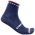 Castelli - Rosso Corsa Pro 9 Sock - Radsocken Unisex S/M | EU 36-39 blau