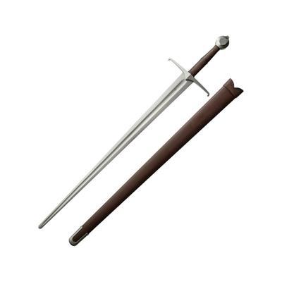 Dragon King Tourney Hand Half Knightly Sparring Swords 32.75in 9260 Spring Steel Cord Wrapped Leather Handle SM36040