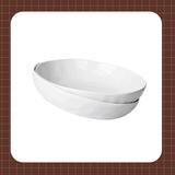 Eternal Night Porcelain Large Serving Bowls, 45 Oz Low Soup Bowl For Main Dish Salad, Pasta | Wayfair EternalNight1f8a7cc