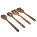 Martha Stewart Bainford 4-Piece Wooden Kitchen Tool Set - Olive Wood in Brown | Wayfair 138489.04R