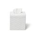 Roselli Trading Company Quilted Tissue Box Cover Resin in White | Wayfair QU-02