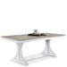 Riverside Furniture Extendable Solid Oak Dining Table Wood in Brown/Gray/White | 30 H in | Wayfair 37253