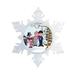 The Holiday Aisle® Personalized Friendly Folks Cartoon Snowflake Snowman Family 1 Boy | 5.5 H x 5.5 W x 0.25 D in | Wayfair