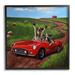 Stupell Industries Road Trip Rural Cow Farmland Giclee Art By Lucia Heffernan Wood in Blue/Brown/Green | 12 H x 12 W x 1.5 D in | Wayfair