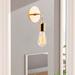 East Urban Home Loni 1 - Light Dimmable Armed Sconce Metal in Yellow | 7.87 H x 4.72 W x 4.72 D in | Wayfair 336DB7A26ADD48BB9849AF47B9E4C8B7
