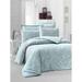 East Urban Home Crowson 4 Piece Duvet Cover Set Satin/Cotton in Green | Wayfair BDA70DB9A9974B8CBF2B24A55118C758