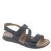 Rockport Cobb Hill Collection Tala Asym - Womens 8 Black Sandal N