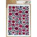 Red/Blue Rectangle 2'7" x 4'11" Area Rug - East Urban Home Adolfus Flow Floral Machine Woven Area Rug in 59.0 x 31.0 x 0.04 in red/white | Wayfair