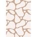 Brown 79 x 39 x 0.31 in Area Rug - East Urban Home Abstract Machine Woven Polyester Area Rug in Beige/Polyester | 79 H x 39 W x 0.31 D in | Wayfair