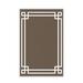 Brown/White 31 x 0.31 in Area Rug - East Urban Home Epinal Southwestern Machine Made Tufted Area Rug in Brown/Beige | 31 W x 0.31 D in | Wayfair