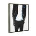 Stupell Industries Modern Chic Dressed Man Giclee Art By Beth Ann Lawson Wood in Black/Brown/White | 21 H x 17 W x 1.7 D in | Wayfair