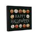 Stupell Industries Happy Halloween Jack-O-Lanterns Framed Giclee Art By Elizabeth Tyndall Wood in Black/Brown/Red | 25 H x 31 W x 1.7 D in | Wayfair