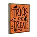 The Holiday Aisle® Trick or Treat Spider Web by Nina Seven - Graphic Art on Canvas in Black/Orange | 31 H x 25 W x 1.7 D in | Wayfair