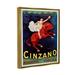 Stupell Industries Cinzano Vermouth Vintage Ad Giclee Art By Marcus Jules Canvas in Black/Red/White | 31 H x 25 W x 1.7 D in | Wayfair