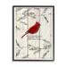 Stupell Industries Cardinals Appear Loved Ones Near Phrase Giclee Art By Jetty Home, LLC. Wood in Brown/Gray/Red | 14 H x 11 W x 1.5 D in | Wayfair
