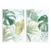 Stupell Industries Layered Lush Green Plant Leaves 2 Piece Wall Plaque Art Set By Grace Popp in Blue/Green | 15 H x 20 W x 0.5 D in | Wayfair