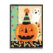 Stupell Industries Vintage Halloween Candy Pattern at-134 Wood in Black/Brown/Green | 30 H x 24 W x 1.5 D in | Wayfair at-134_fr_24x30