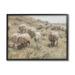 Stupell Industries Rural Cattle Grazing Field Giclee Art By Lettered & Lined Wood in Brown | 11 H x 14 W x 1.5 D in | Wayfair as-235_fr_11x14