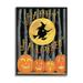Stupell Industries Happy Halloween Forest Witch at-169 Wood in Black/Brown/Orange | 20 H x 16 W x 1.5 D in | Wayfair at-169_fr_16x20